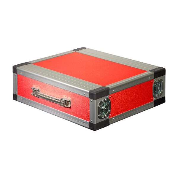 MS-Case Lite mobil konténer (19" x 3U x 35 cm, piros)