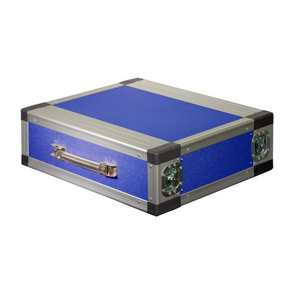 MS-Case Lite mobil konténer (19" x 3U x 40 cm, kék)