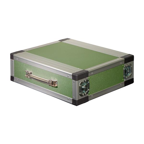 MS-Case Lite mobil konténer (19" x 3U x 40 cm, zöld)