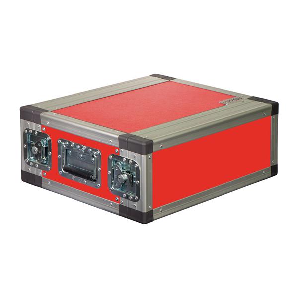 MS-Case Lite mobil konténer (19" x 4U x 30 cm, piros)