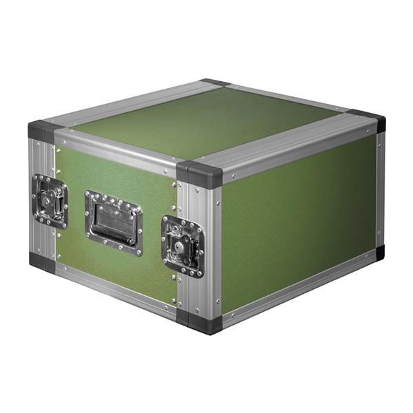 MS-Case Lite mobil konténer (19" x 6U x 35 cm, zöld)
