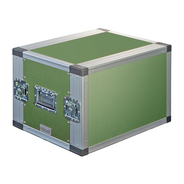MS-Case Lite mobil konténer (19" x 8U x 40 cm, zöld)